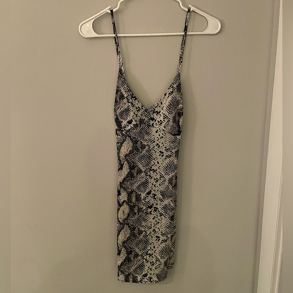 Snake skin dress